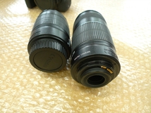 現状品 Canon キャノン EOS9000D ダブルズームキット 18-55mm f4-5.6 IS 55-250mm f4-5.6 IS デジタル一眼レフカメラ レンズ_画像5