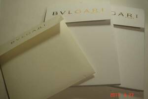  не использовался новый товар BVLGARY конверт 3 шт. комплект 