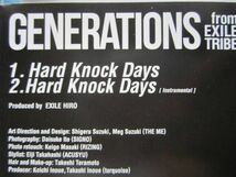 GENERATIONS Hard Knock Days ジェネレーションズ_画像2