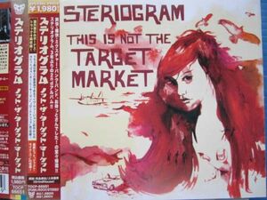 STERIOGRAM NOT THE TARGET MARKET 帯・映像付!! ステリオグラム