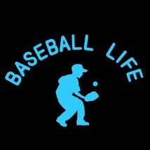 ★千円以上送料0★(20cm) 【BASEBALL LIFE-D】野球・ベースボール・カー・車用にも、ステッカーDC1_画像2