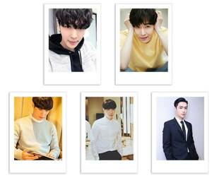 EXO（エクソ） LAY レイ インスタントカメラ風 写真5枚セット(C)