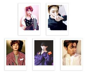 EXO（エクソ） チャニョル インスタントカメラ風 写真5枚セット