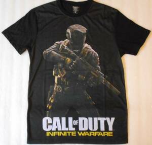 *訳あり* コール オブ デューティ Tシャツ Mサイズ 黒 call of duty infinite warfare インフィニット・ウォーフェア