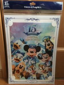 東京ディズニーシー　15周年　グランドフィナーレ　クリアホルダーセット　新品　未使用品