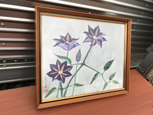 Art hand Auction ◆立即决定◆水彩画花卉画日本画千春◆1234 4830, 绘画, 日本画, 花鸟, 野生动物