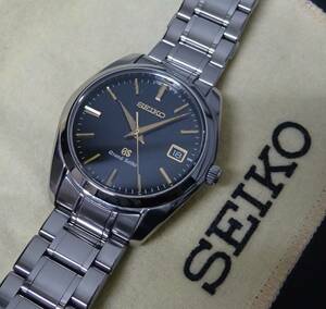 希少チタンモデル GRAND SEIKO グランドセイコー SBGX069 黒文字盤 ブライトチタン メンズサイズ 純正箱あり 余りコマあり 本物