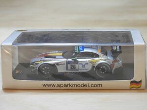 【新品：未開封】スパーク 1/43 BMW Z4 GT3 スポーツ トロフィー チーム マーク VDS ADAC ニュルブルクリンク24時間 2014年 No.26 [SG153]