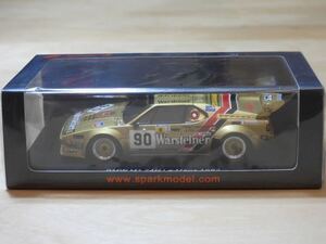 【新品：未開封】スパーク 1/43 ブルン モータースポーツ BMW M1 No.90 1983年 ル・マン24時間 [S6407]