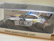 【新品：未開封】スパーク 1/43 BMW Z4 GT3 スポーツ トロフィー チーム マーク VDS ADAC ニュルブルクリンク24時間 2014年 No.26 [SG153]_画像5