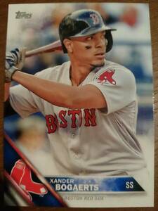 ★XANDER BOGAERTS TOPPS 2016 BASEBALL SERIES 2 #368 MLB WBC オランダ BOSTON RED SOX ボストン レッドソックス ザンダー ボガーツ