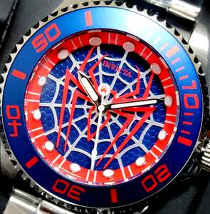 【新品】$795 INVICTA インビクタ コレクターズ MARVEL マーベル SPIDER MAN スパイダーマン シルバー 世界限定 3000個 激レア！