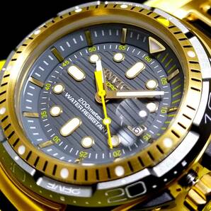 【新品】$1995 INVICTA インビクタ 高級腕時計 HYDROMAX ハイドロマックス ゴールド×グレー 激レア デットストック！の画像4