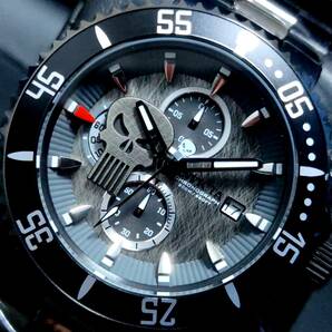 【新品】$1095 INVICTA インビクタ 高級腕時計 コレクターズ MARVEL パニッシャー 全身ブラック メタル 限定 デットストック ラスト１！