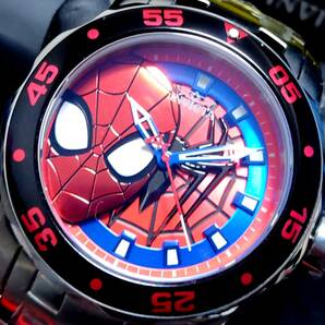 【新品】$795 INVICTA インビクタ コレクターズ MARVEL マーベル SPIDER MAN スパイダーマン シルバー フルメタル 限定 デットストック！の画像1