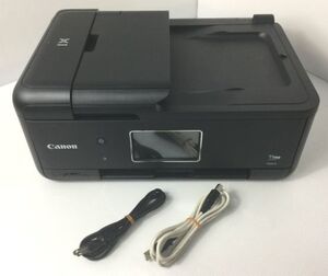 【美品/全額返金保証付/総印刷枚数3,229枚以下】Canon プリンター A4インクジェット複合機 PIXUS TR8530(B2213)
