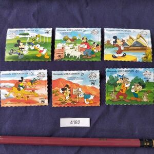  unused Disney stamp 6 sheets Mickey Mouse (in Australia )g Rena da#4182