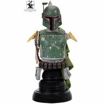 ★レア！未開封/未使用 1000体限定 STAR WARS GENTLE GIANT 2007 CLASSICS BOBA FETT BRONSE PLATED COLLECTIBLE BUST★_画像2