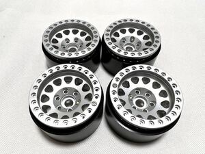即納 4個セット CNC高精度ビードロック 1.9インチ アルミホイール RC 1/10クローラー TRX4 SCX10 RC4WD CC02 アキシャル トラクサス タミヤ