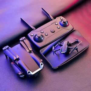 バッテリー2本 三方向障害回避機能 4K高画質カメラ ドローン オプティカル測位 補助カメラ 超安定 折りたたみ ジェスチャー 200g以下規制外