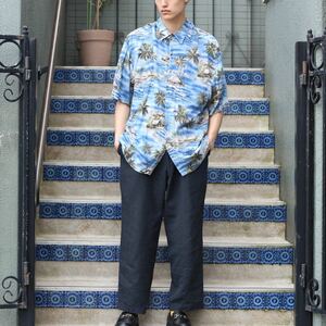 USA VINTAGE CAMPIA HALF SLEEVE ALOHA SHIRT/アメリカ古着半袖アロハシャツ