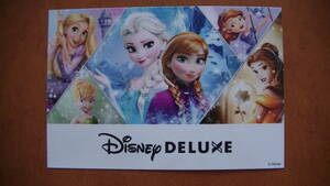 ディズニー Disney DELUXE　ポストカード　チラシ