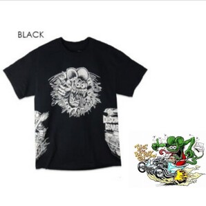 【 RatFink】 在庫処分ε=┌(;・∀・)┘1C Multiprint S/S Tee M/ブラック 1点のみ!!