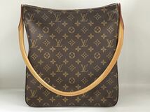 1円スタート LOUIS VUITTON / LB0072 ルイヴィトン ルーピングGM モノグラム ハンドバッグ ショルダーバッグ ワンショルダー_画像1