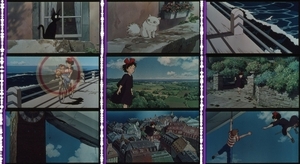 35㎜予告フィルム9種 ×3コマ ジブリ「魔女の宅急便」 ⑤ 1989年 　