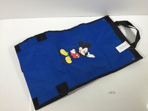 Disney ディズニー Mickey Mouse ミッキーマウス 折り畳み キャリーバッグ タグ付き ブルー レトロ カバン キャリー ユーズド