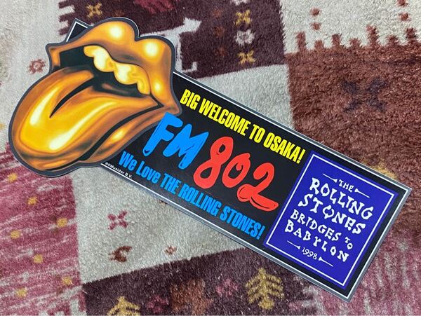 The Rolling Stones FM802コラボステッカー ローリング・ストーンズ♪♪