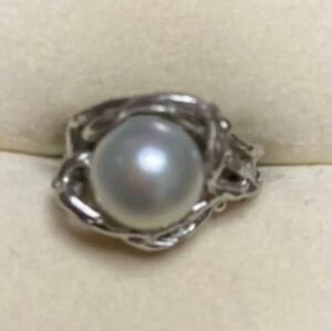 Tasaki Tazaki Pearl Pearl Ring № 6 Жемчужное серебро
