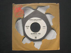 [即決][Mono][白ラベル][米プロモ盤]★Humble Pie - Ninety-Nine Pounds★ハンブル・パイ★Thunderbox★サンダーボックス★Ann Peebles