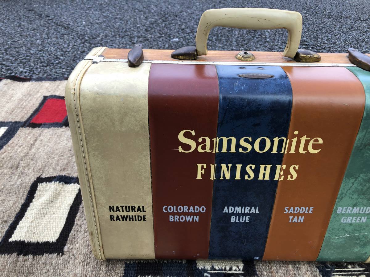 ヴィンテージ 50'S samsonite キャリーケース スーツケース/キャリーバッグ 期間限定 価格