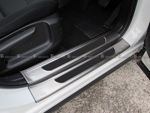 CX-5 KFEP ステンレス エントランス モール スカッフ プレート カバー キッキング シル ステップ ENT-MOL-006
