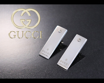 【 シルバー 925 / 18g】 GUCCI グッチ ピアス 2点セット レディース メンズ 銀製 アクセサリー アクセ ハイブランド 000FKWY09_画像1