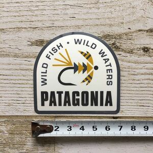 パタゴニア ステッカー ☆ アウトドア キャンプ フィッシング 公式 WILD FISH patagonia