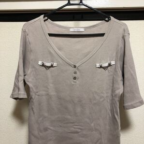 Vネック☆トップスLL