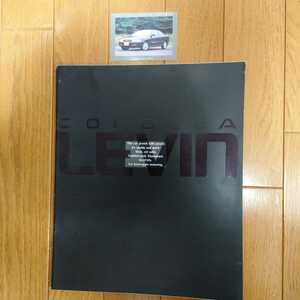 1991 год 10 месяц * печать нет потертость иметь *AE101* Levin * более ранняя модель *29.* каталог &GT APEX* карта *1 листов 