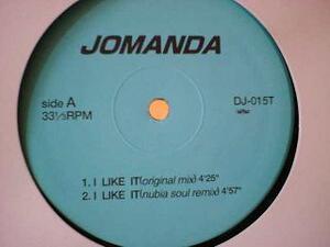 R&B Jomanda / I Like It 他2曲収録12インチ新品です。