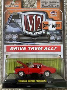 M2 MACHINES 1966 Ford Mustang Fastback GT 12-07