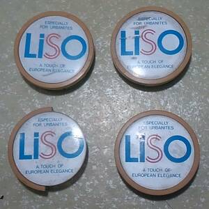  ＜ジャンク＞ Liso ホイール センター キャップ (直径60mm)　4枚 送料全国520円　部品番号 　管理 S-7267