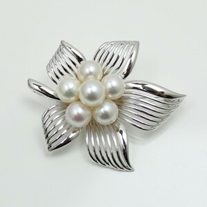  pearl pearl brooch ... pearl pearl brooch silver 7mm-7.5mm 6pcs white pink ceremonial occasions graduation ceremony go in . type 13248
