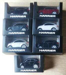  全7色　未開封 ハリアー プルバックカー　ミニカー　トヨタ HARRIER