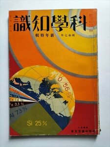 【科学知識　昭和7年1月号】 科学知識普及協会　新年特輯　満州に於ける鉱物資源・地震に安心な家の建て方ほか