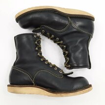 ウエスコ ジョブマスター ブラック Size 8 1/2 E #81925 WESCO アメカジ ワーク レザーブーツ フットウエア_画像5