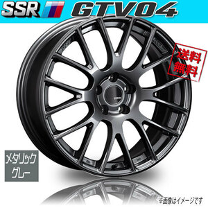 ホイール新品 1本のみ SSR GTV04 18インチ 5H114.3 8.5J+38 業販4本購入で送料無料