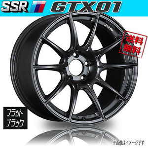 ホイール新品 4本セット SSR GTX01 フラットブラック 19インチ 5H114.3 10.5J+22 業販4本購入で送料無料