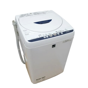 SHARP (シャープ) 全自動洗濯機 4.5kg ES-G4E2 送風・簡易乾燥 2015年製 洗浄・除菌済
