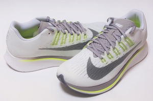 NIKE WMNS ZOOM FLY white 23cm Nike wi men's zoom fly running si rear s Runner land part .897821-010